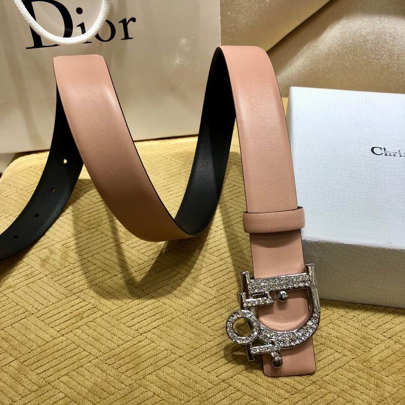 Super Perfect Quality Dior Belts(100% Genuine Leather,steel Buckle)-064