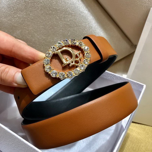 Super Perfect Quality Dior Belts(100% Genuine Leather,steel Buckle)-236