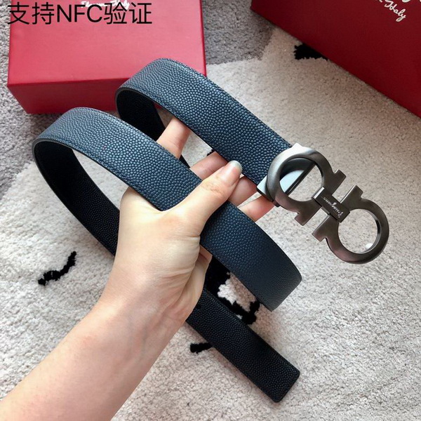 Super Perfect Quality Ferragamo Belts(100% Genuine Leather,steel Buckle)-1240