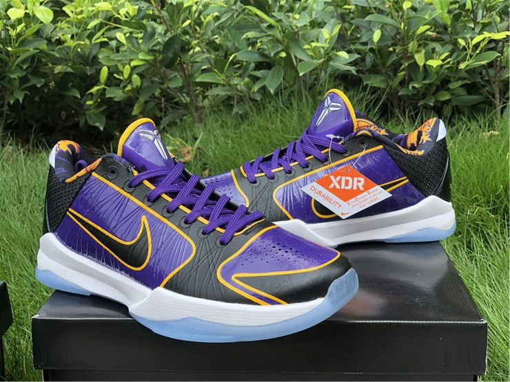 Authentic Nike Zoom Kobe 5 Protro Lakers