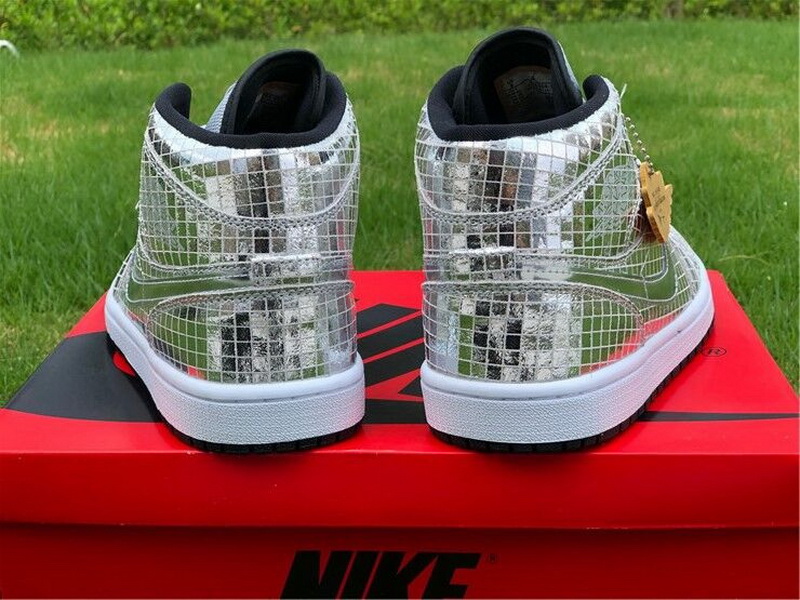 Authentic Air Jordan 1 Mid “Disco Ball”