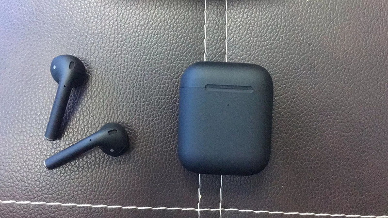 Air pods W1 Matte black