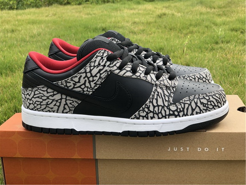 Authentic Nike Dunk SB Low Black Cement