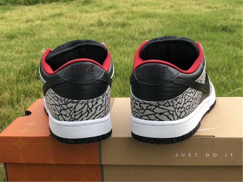 Authentic Nike Dunk SB Low Black Cement