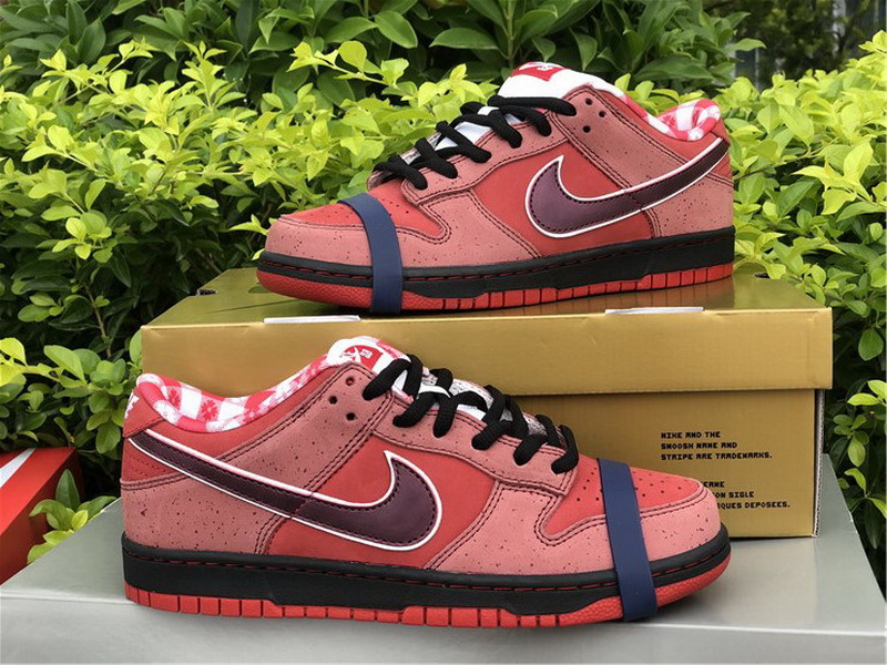 Authentic Nike Dunk Low SB Lobster Red Color