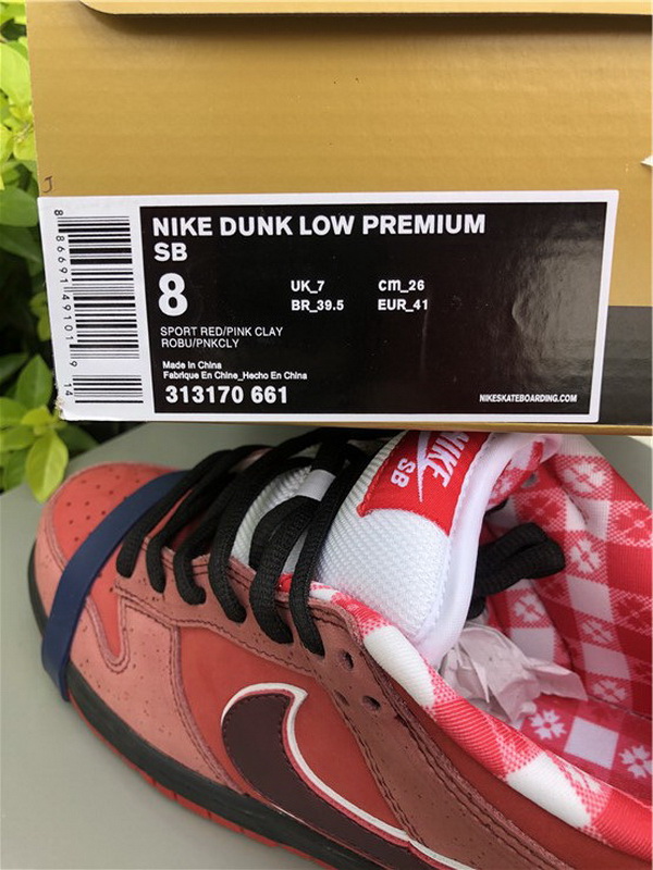 Authentic Nike Dunk Low SB Lobster Red Color