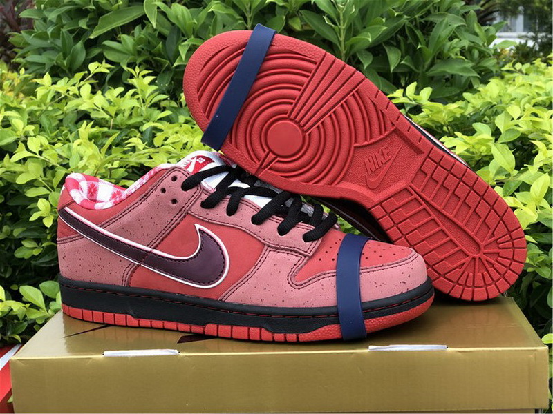 Authentic Nike Dunk Low SB Lobster Red Color