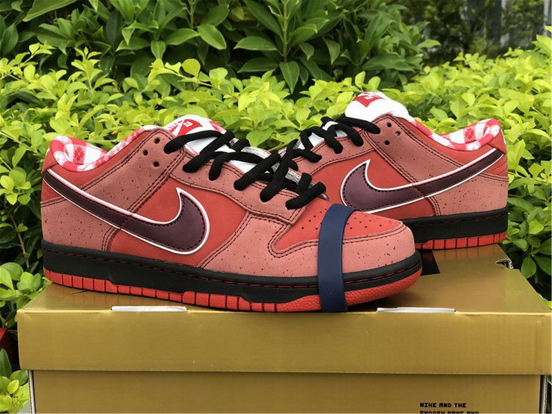 Authentic Nike Dunk Low SB Lobster Red Color