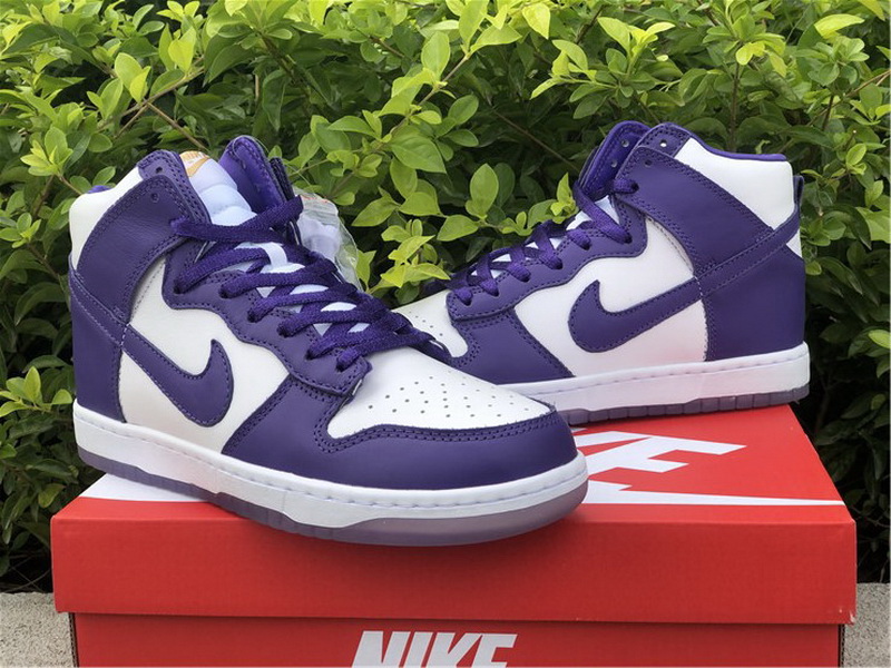 Authentic Nike Dunk High WMNS “Varsity Purple”