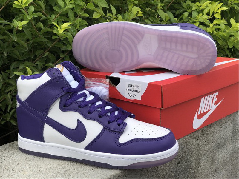 Authentic Nike Dunk High WMNS “Varsity Purple”