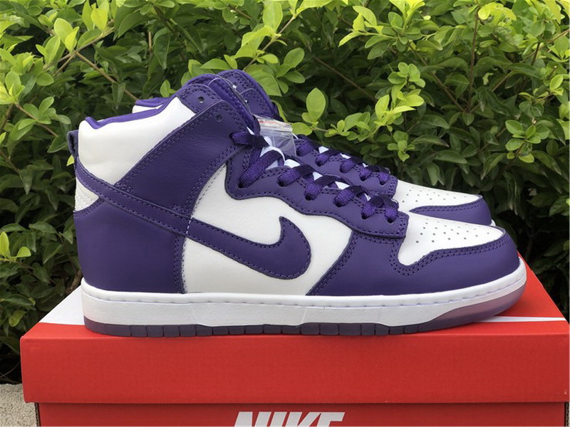 Authentic Nike Dunk High WMNS “Varsity Purple”