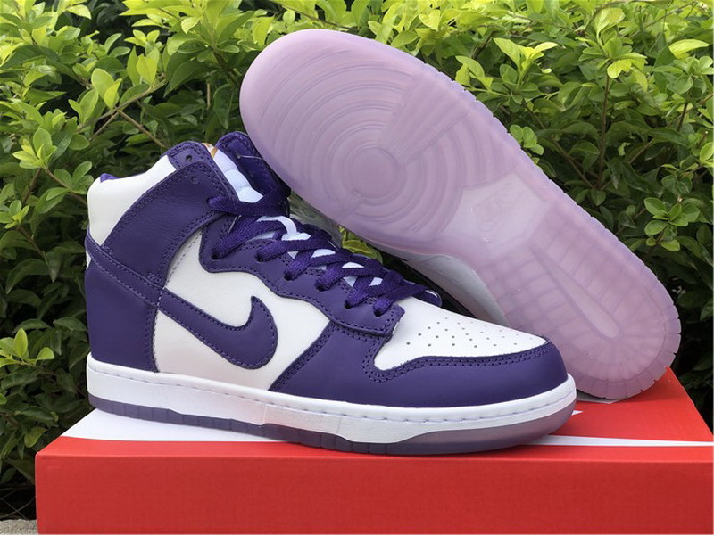 Authentic Nike Dunk High WMNS “Varsity Purple”