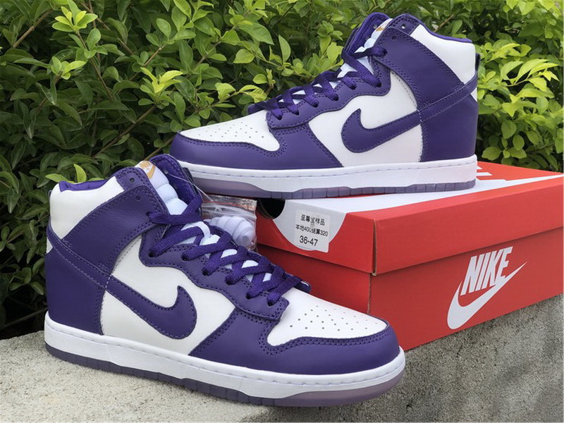 Authentic Nike Dunk High WMNS “Varsity Purple”