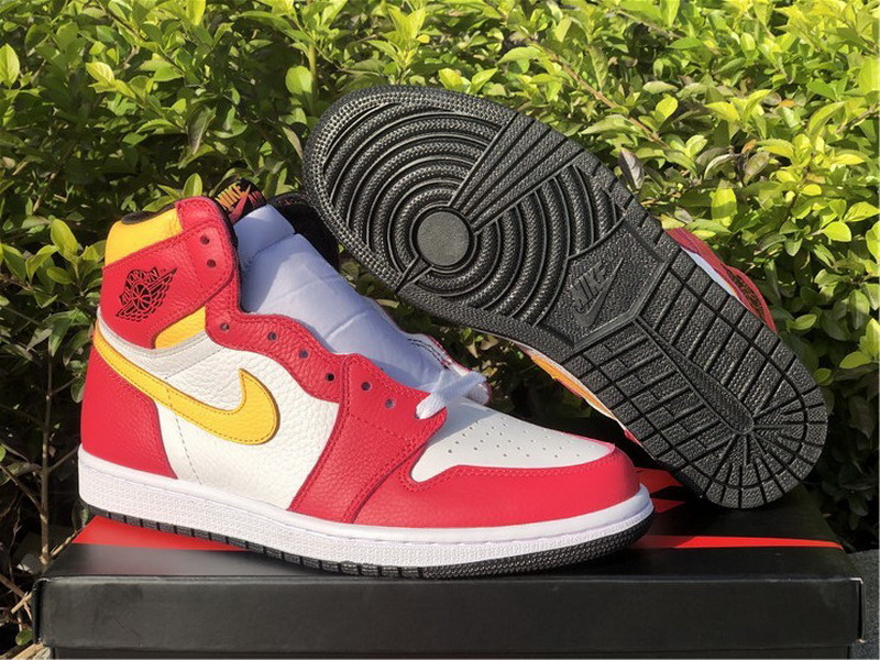 Authentic Air Jordan 1 “Light Fusion Red”