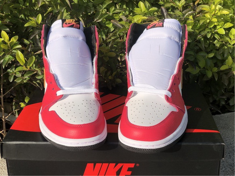 Authentic Air Jordan 1 “Light Fusion Red”