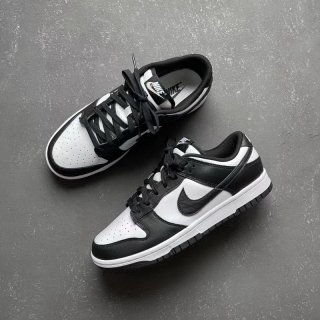 Authentic Nike Dunk Low WMNS Black White Women