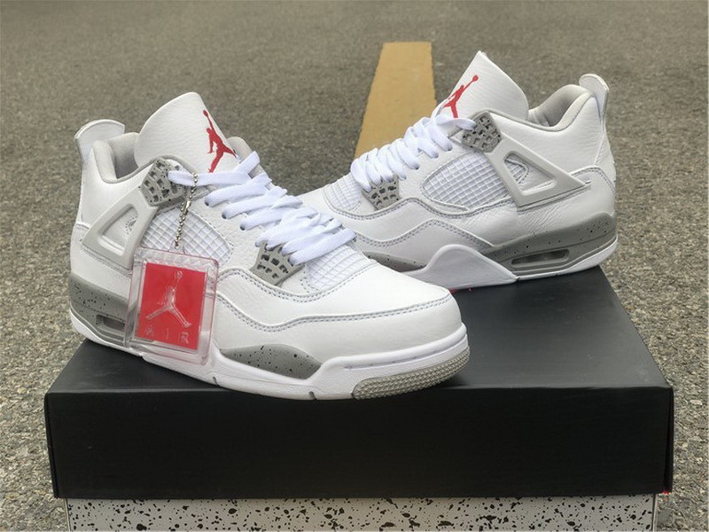 Authentic Air Jordan 4 “White Oreo”