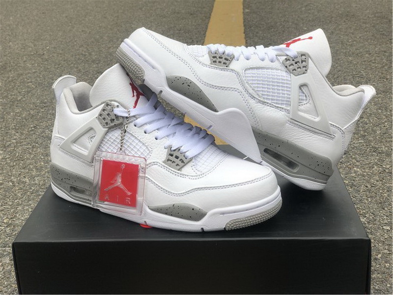 Authentic Air Jordan 4 “White Oreo”