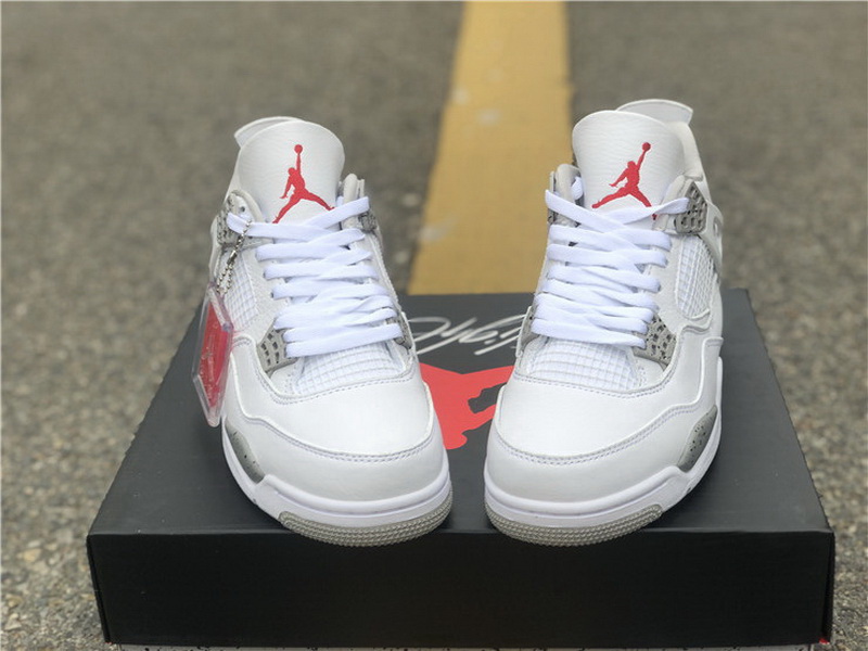 Authentic Air Jordan 4 “White Oreo”