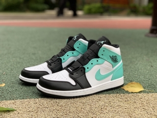 Authentic Air Jordan 1 Mid Island Green