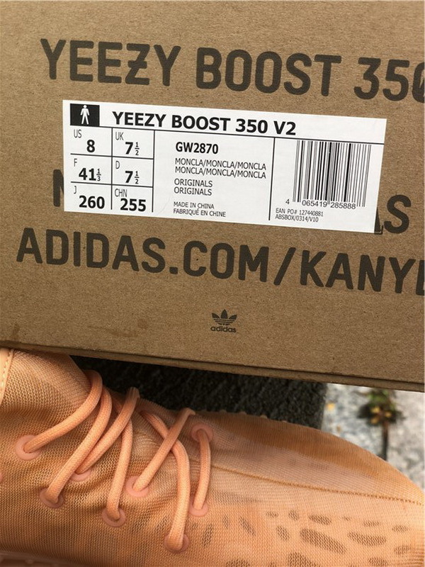 Authentic Yeezy 350 V3 Orange