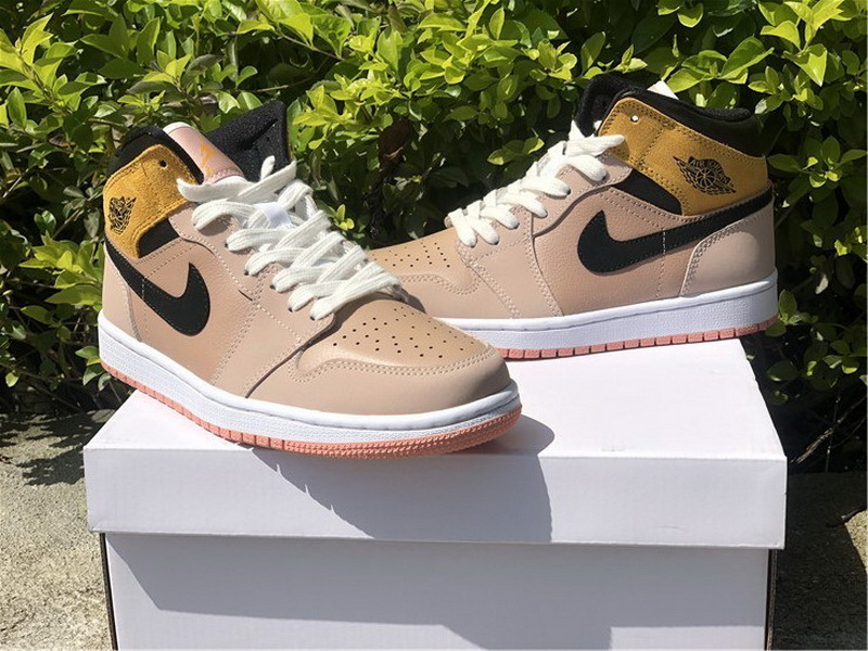 Authentic Air Jordan 1 Mid SE “Particle Beige” Women