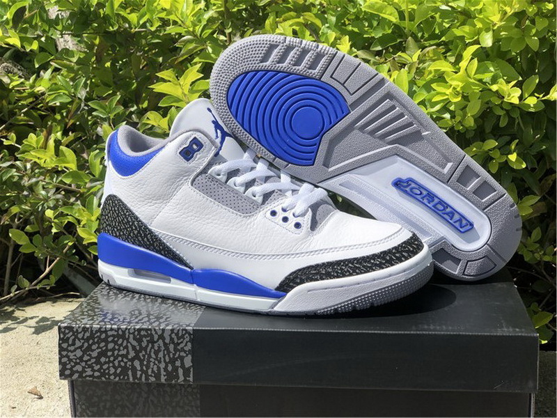 Authentic Air Jordan 3 “ Racer Blue”