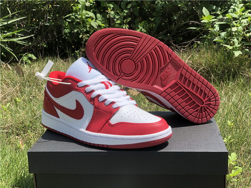 Authentic Air Jordan 1 Low Gym Red