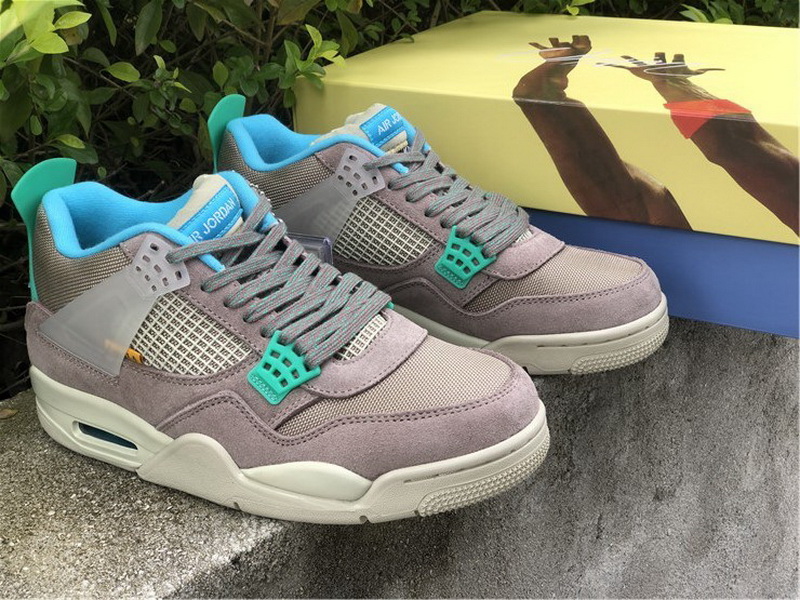 Authentic UNION x Air Jordan 4 Taupe Haze