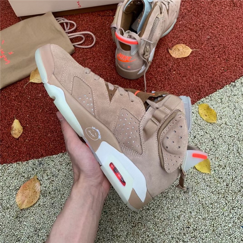 Authentic Travis Scott x Air Jordan 6 “British Khaki”