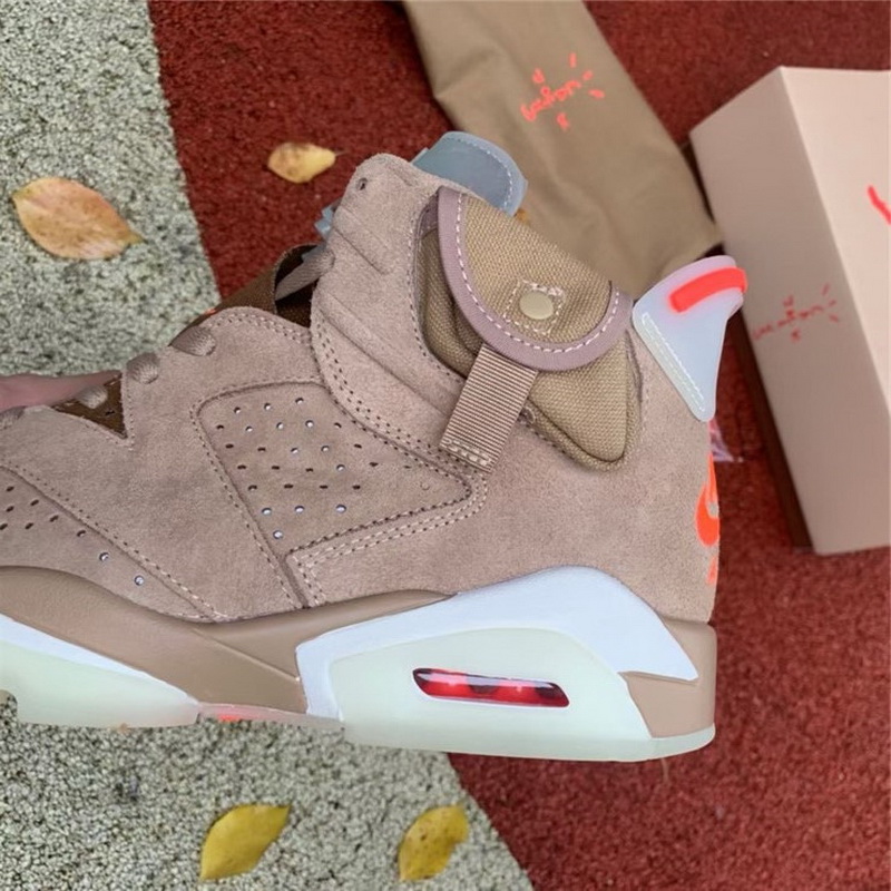 Authentic Travis Scott x Air Jordan 6 “British Khaki”