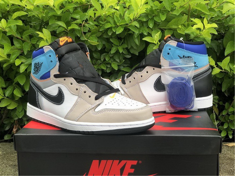 Authentic Air Jordan 1 High OG Pro Multi-Color