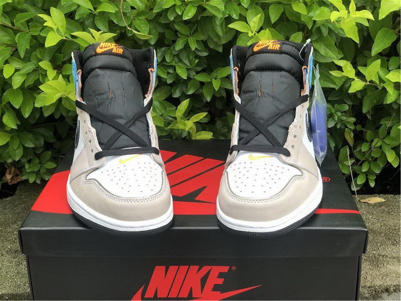 Authentic Air Jordan 1 High OG Pro Multi-Color