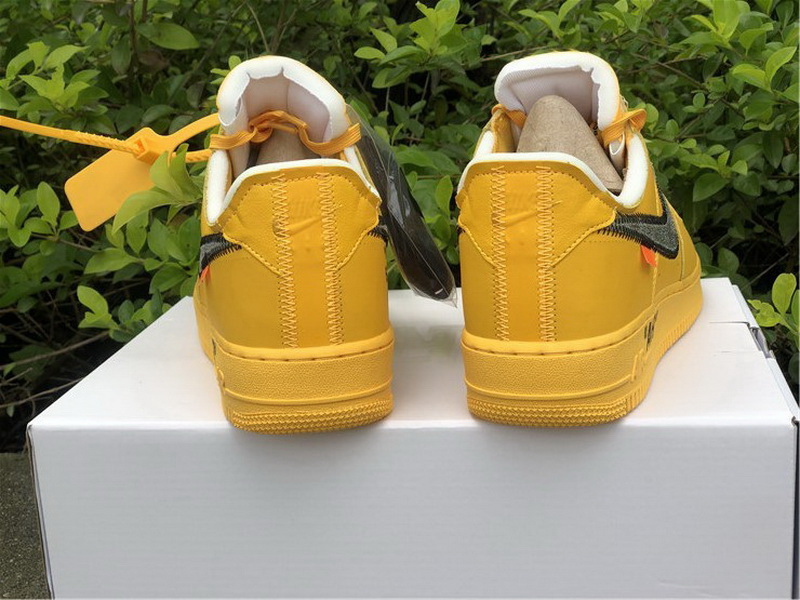 Authentic Off-White x Nike Air Force 1 Low “University Gold”