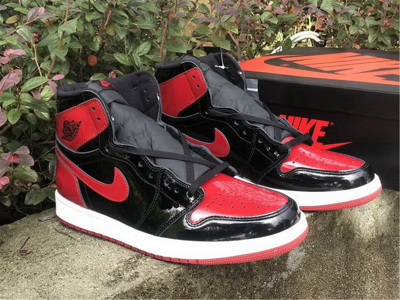 Authentic Air Jordan 1 High OG “Bred Patent”