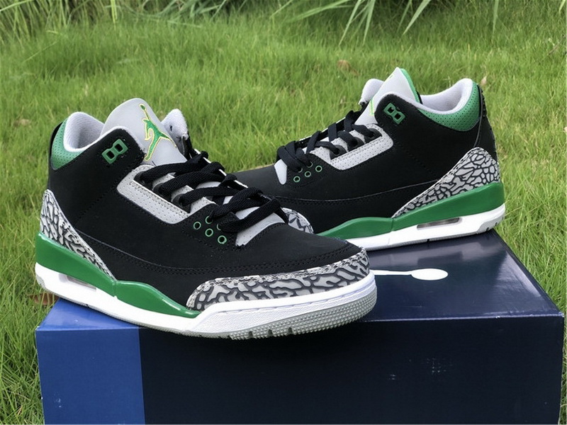 Authentic Air Jordan 3 Pine Green