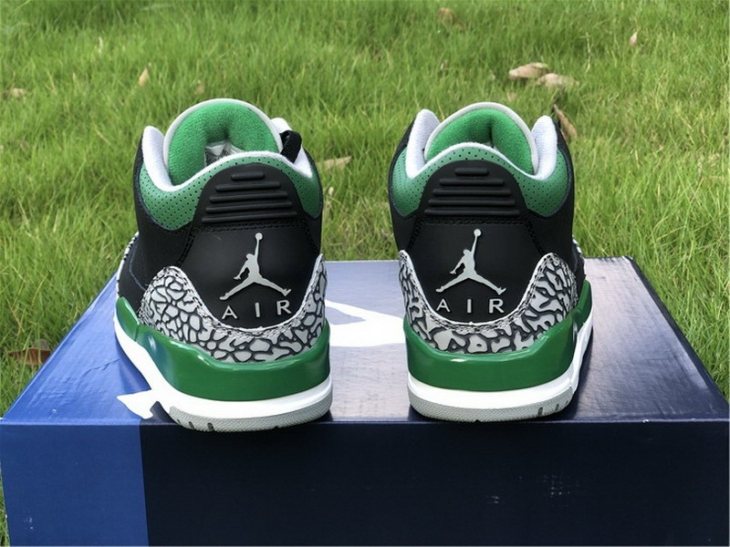 Authentic Air Jordan 3 Pine Green