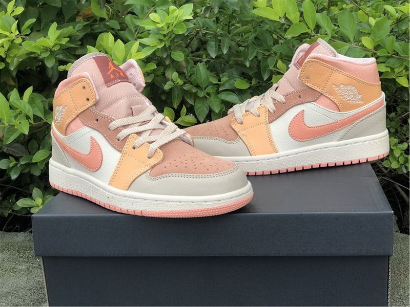 Authentic Air Jordan 1 Mid “Atomic Orange”