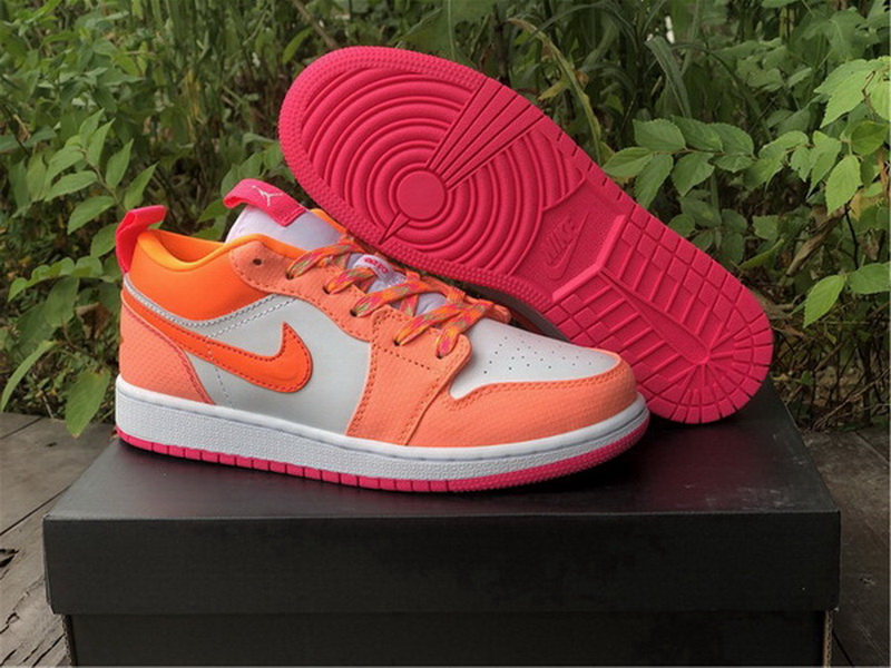 Air Jordan 1 Low White Orange