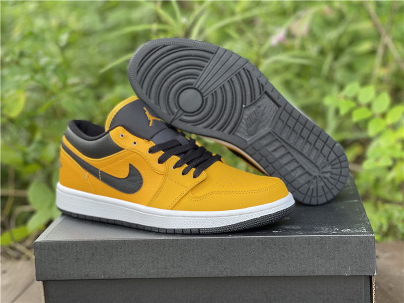 Authentic Air Jordan 1 Low“University Gold” Women shoes