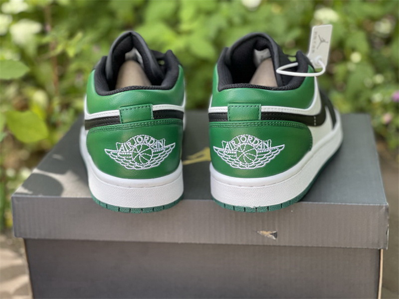 Authentic Air Jordan 1 Low Pine Green