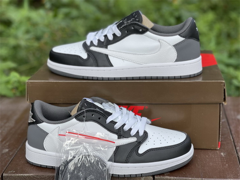 Authentic Travis Scott x Air Jordan 1 Low Black White