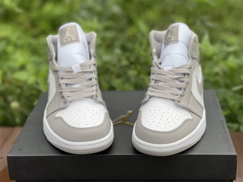 Authentic Air Jordan 1 Mid “Linen”