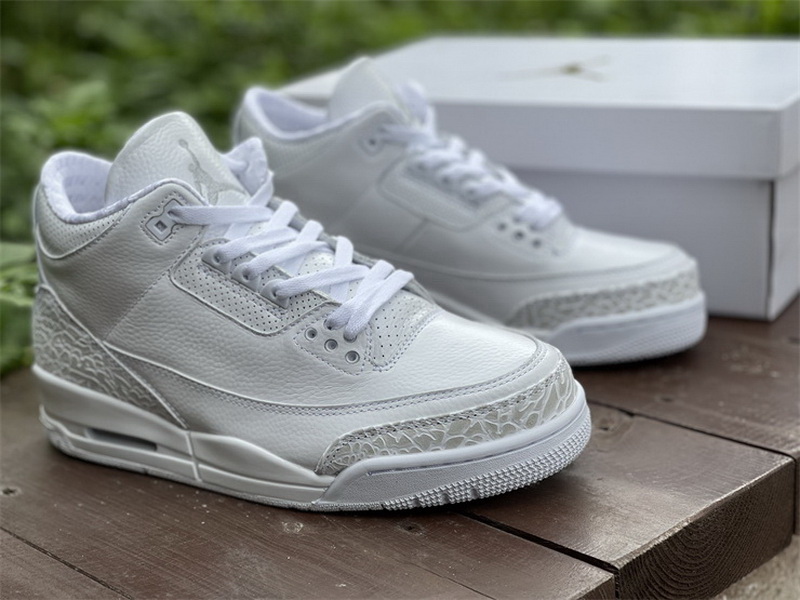 Authentic Air Jordan 3 “Triple White”