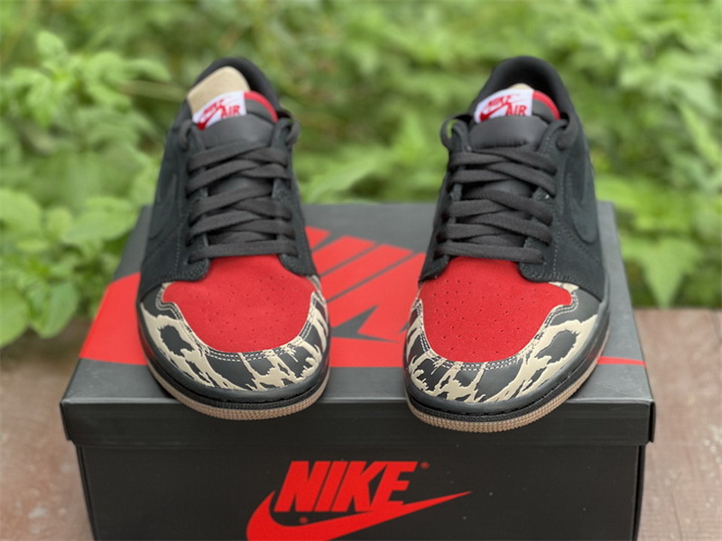 Authentic SoleFly x Air Jordan 1 Low “Carnivore”