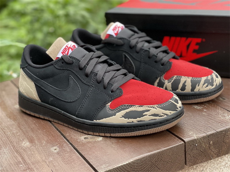 Authentic SoleFly x Air Jordan 1 Low “Carnivore”