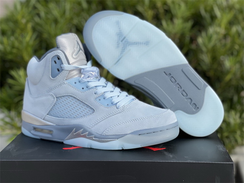 Authentic Air Jordan 5 “Bluebird”