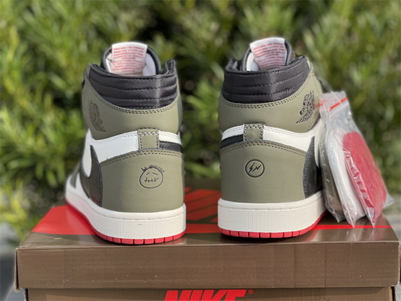 Authentic Travis Scott x Air Jordan 1 Olive