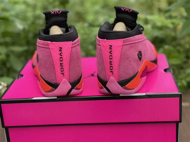 Authentic Air Jordan 14 Low “Shocking Pink” WMNS