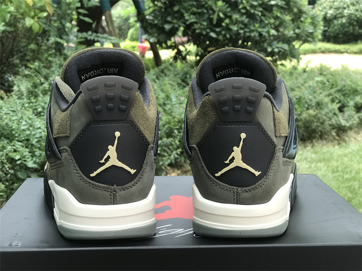 Authentic Air Jordan 4 Craft “Olive”